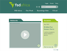 Tablet Screenshot of fsdafrica.org